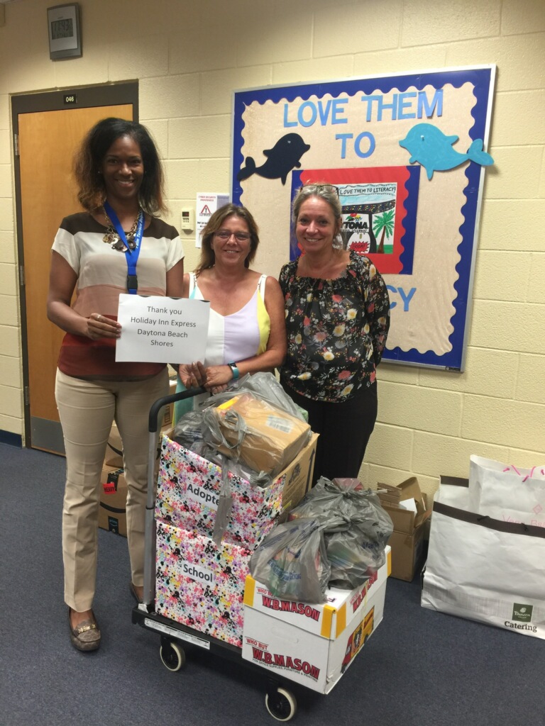 Thanks to Holiday Inn Express DBShores for adopting Palm Terrace Elementary
