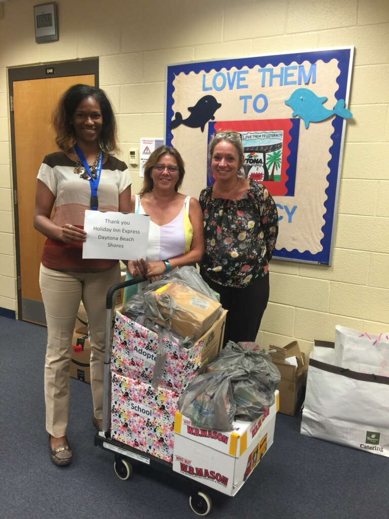 Thanks to Holiday Inn Express DBShores for adopting Palm Terrace Elementary